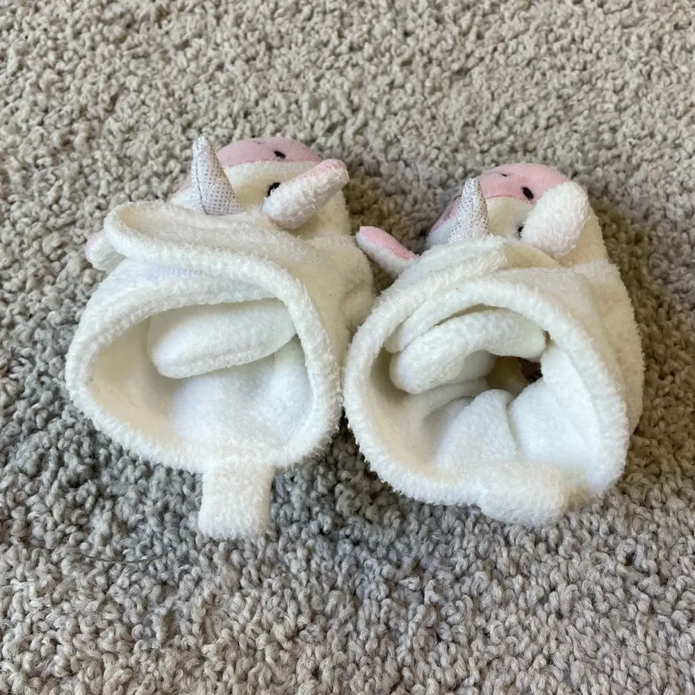 0-6 Month Baby Girl Unicorn Shoes - Picture 3 of 3
